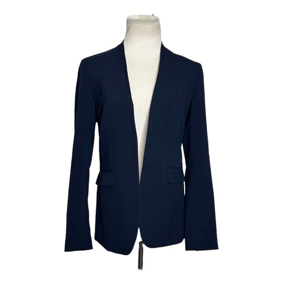 Bar III navy blue open front lined blazer size XS - Picture 5 of 12